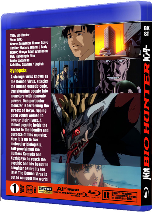 BIO HUNTER BLU RAY, japanese subt english & Spanish AI 1080 4.3