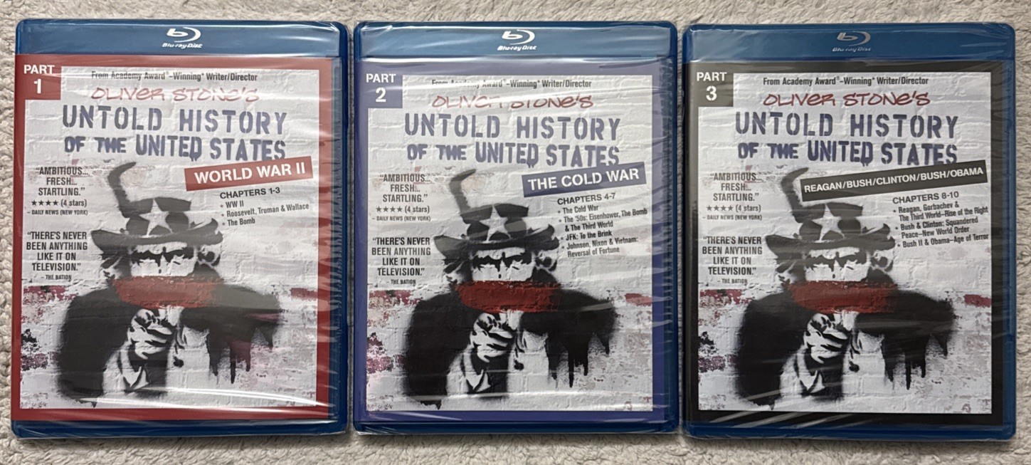 Untold History of the United States Part 1,2,3 (Blu-Ray) Director – Oliver Stone