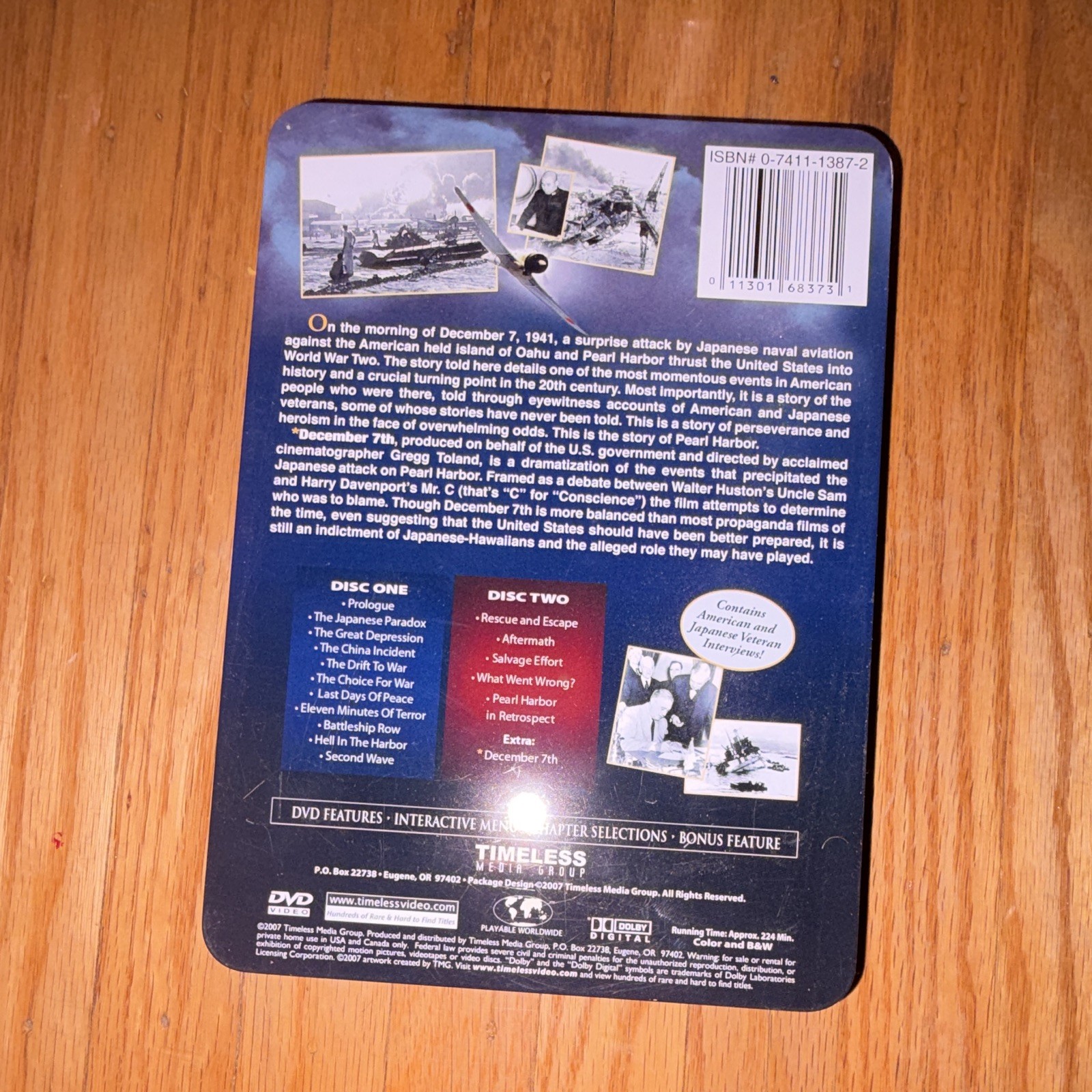 Timeless Media Group Attack On Pearl Harbor: A Day of Infamy 2-Disc DVD 2007