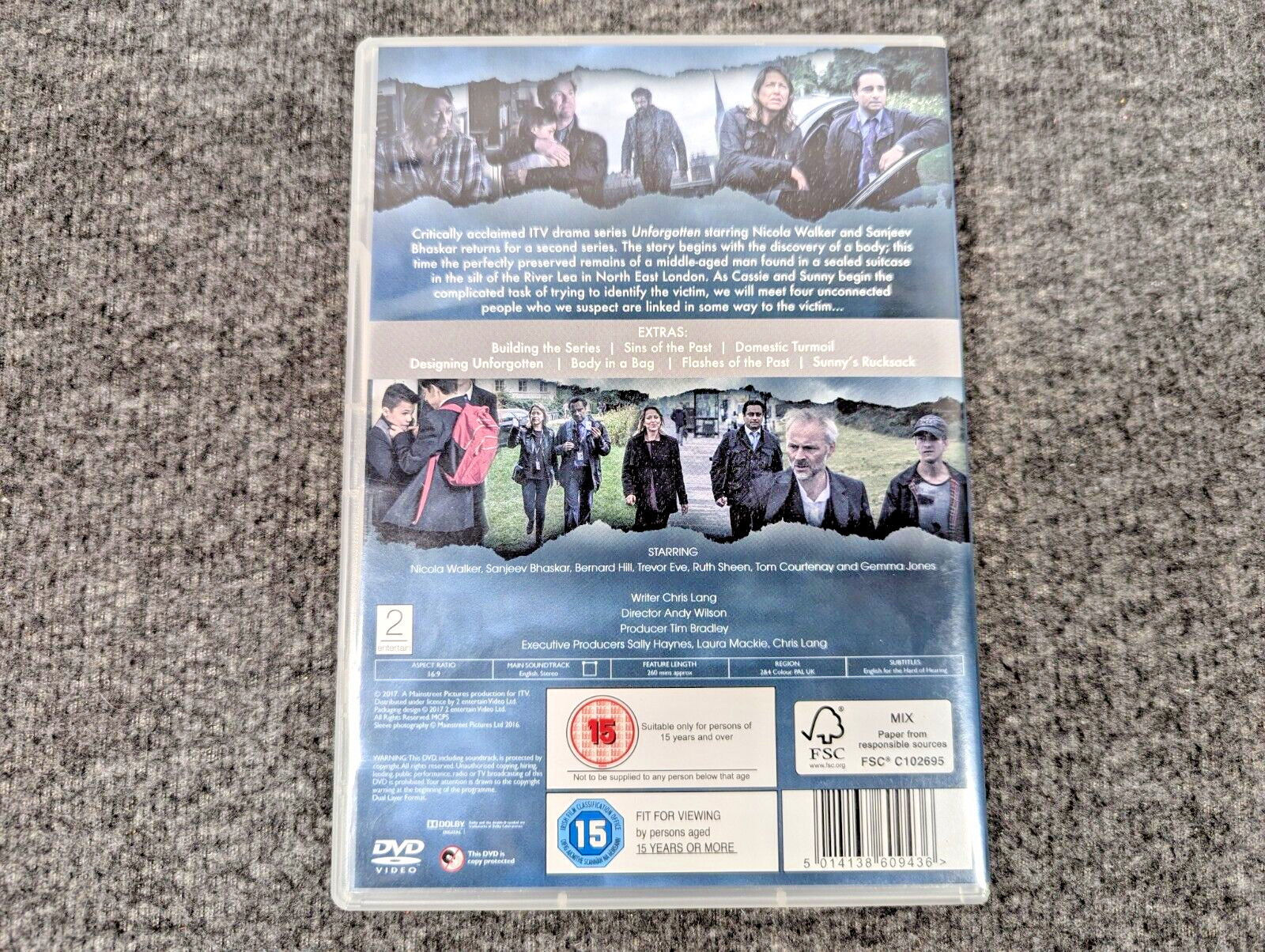 Unforgotten DVD Seasons 1-2 Nicola Walker – Regions 2 & 4 – EUC