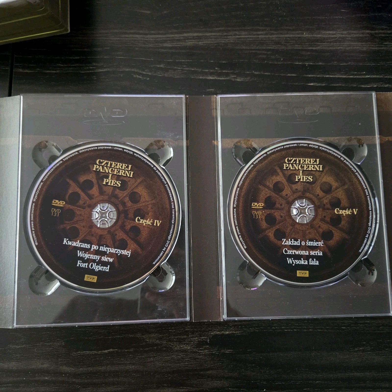 Czterej pancerni i pies 7 DVD Set Four Tankmen And A Dog War Series, Polish, PAL