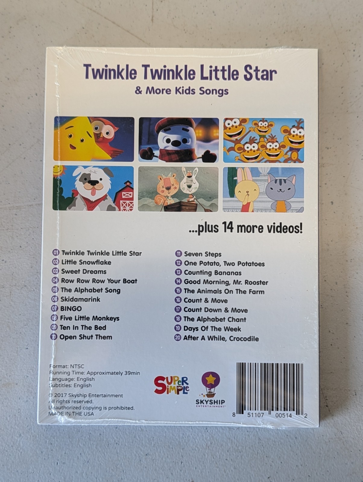 Super Simple Songs | Twinkle Twinkle Little Star DVD | NEW SEALED