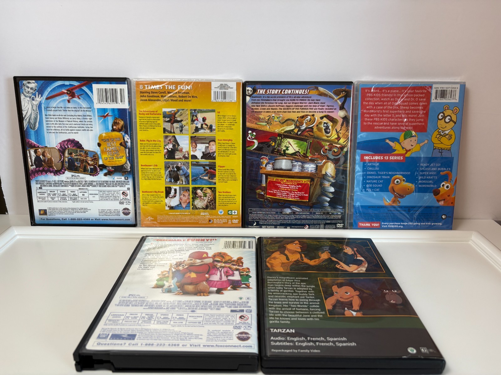 Lot of 6 Kids, Pre-Teen, Disney Included Movies – See Description for Titles