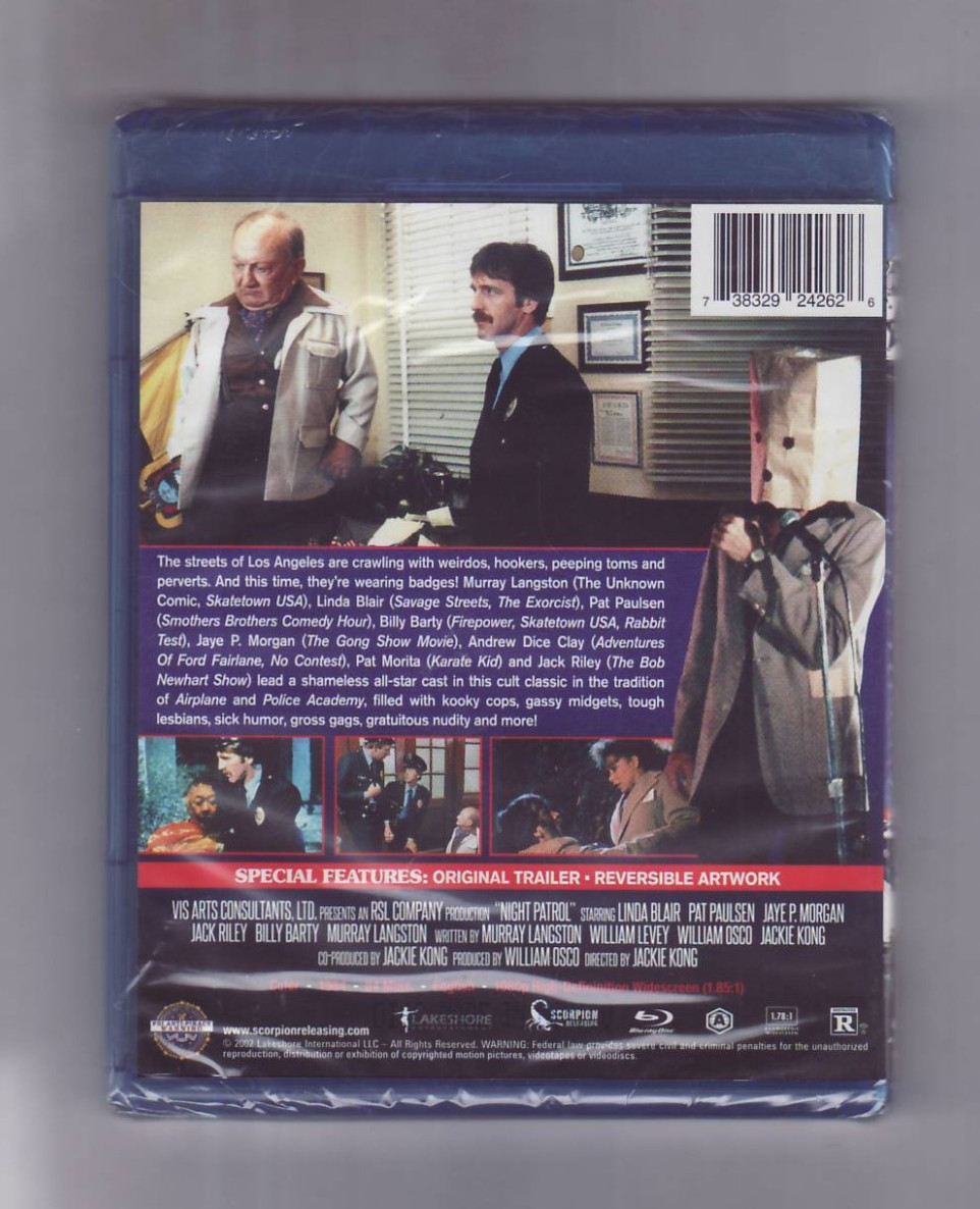 (Blu-ray) Night Patrol / Linda Blair / NEW