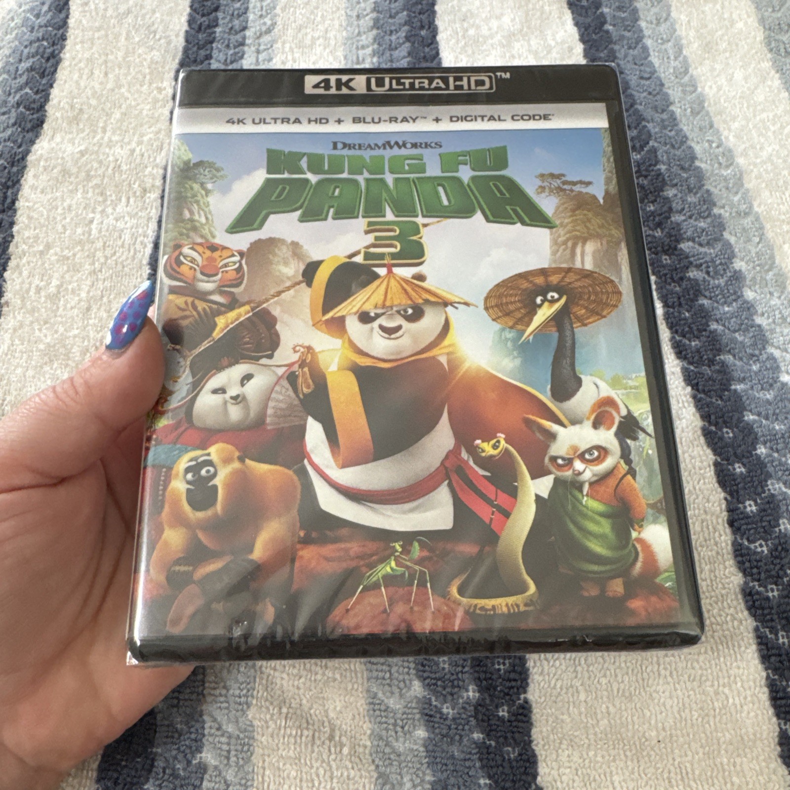NEW** Kung Fu Panda 3 (10th Anniversary) 4K UHD Blu-ray 2 Discs. Kids Family
