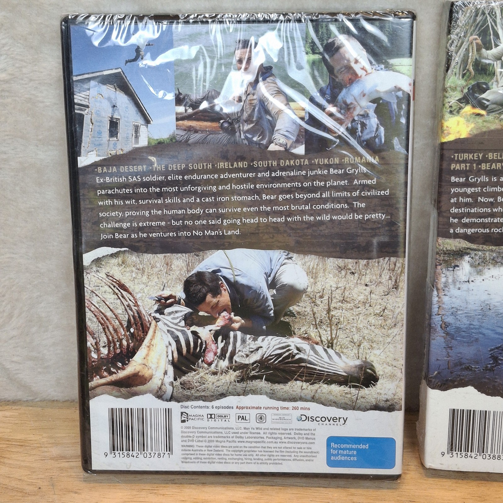 Man Vs Wild – No Man’s Land : Season 3 Sealed NEW DVD Bear Grylls 2 Disc Set