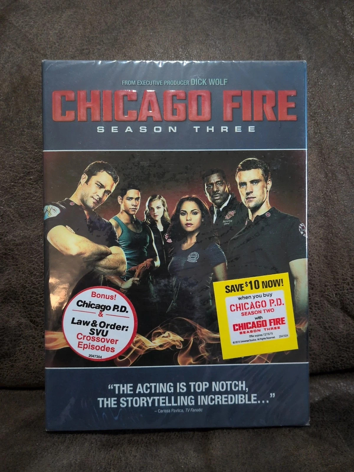 Chicago Fire: Season Three (DVD, 2014) AMAZING DVD IN NEW CONDITION!! DISC A