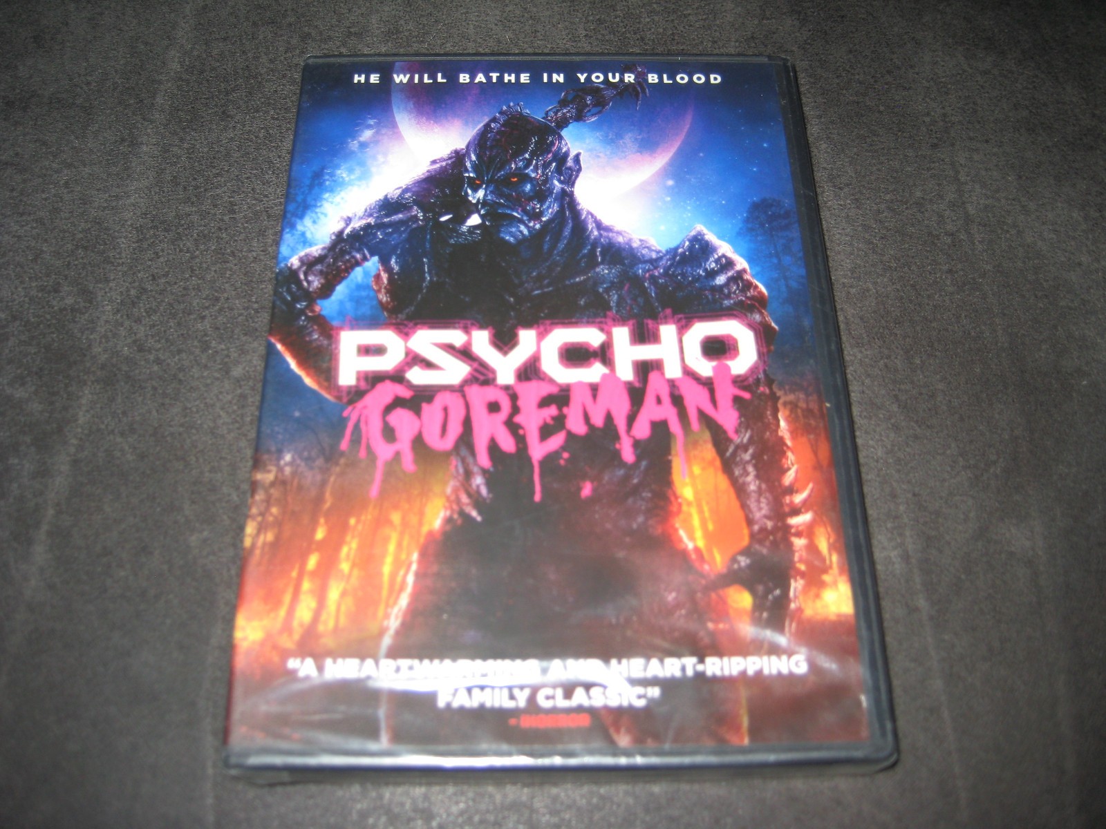 PSYCHO GOREMAN (DVD 2020) BRAND NEW – NOT RATED – WIDESCREEN – HORROR