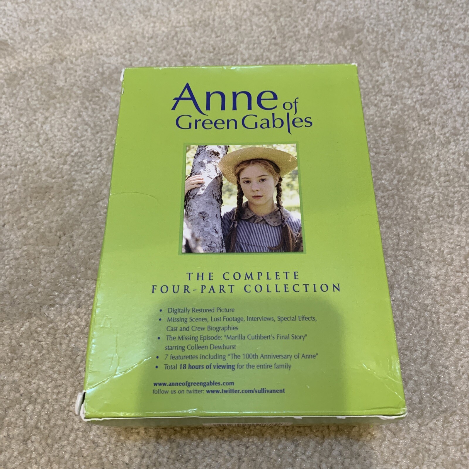 Anne of Green Gables Complete Four Part Collection DVD Set 5 Discs 18 Hours
