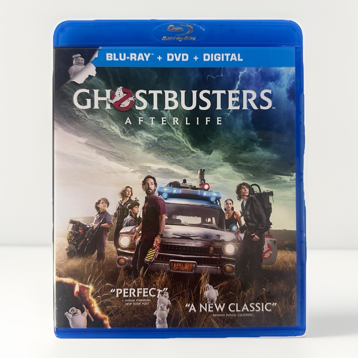 Ghostbusters Afterlife Blu-ray DVD Digital Combo Pack Paul Rudd Sci-Fi Comedy