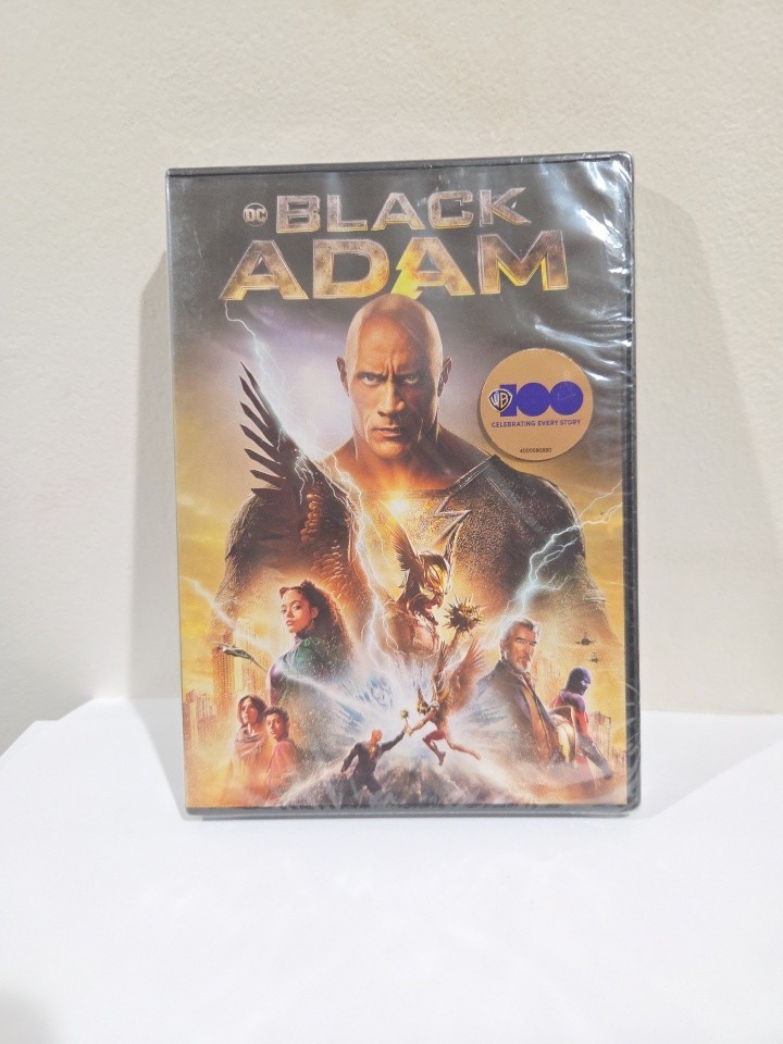 Black Adam DC DVD 2022 Dwayne Johnson The Rock Brand New Sealed