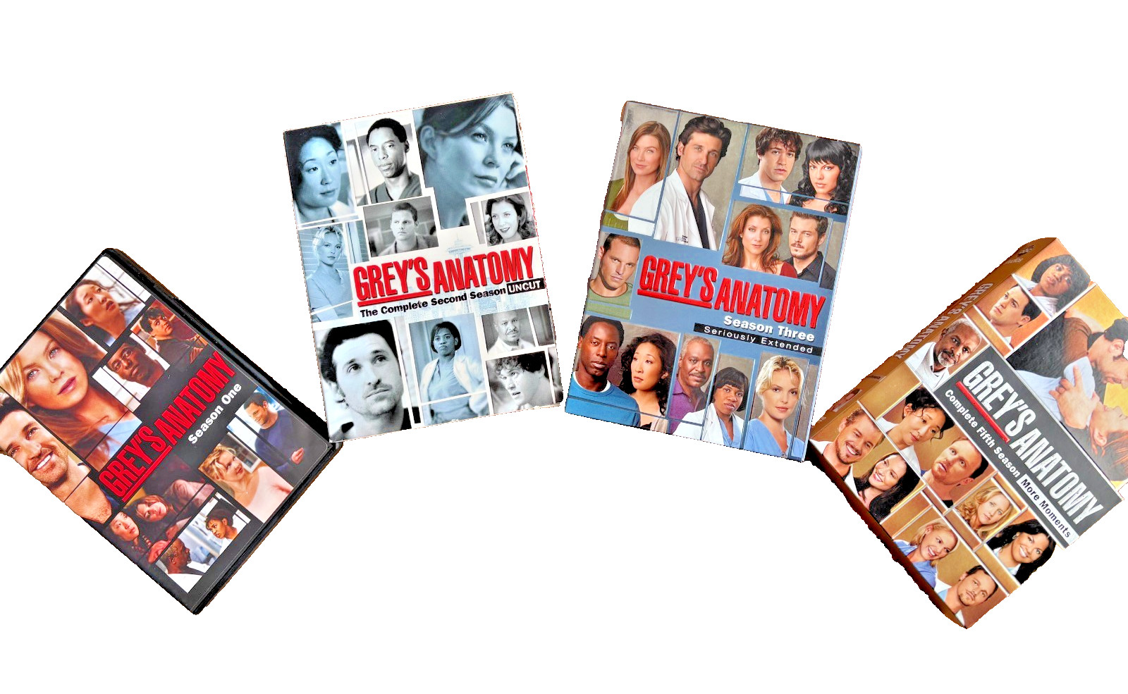 Grey’s Anatomy DVD Lot Seasons 1 2 3&5 |Medical Drama TV Series| See Description