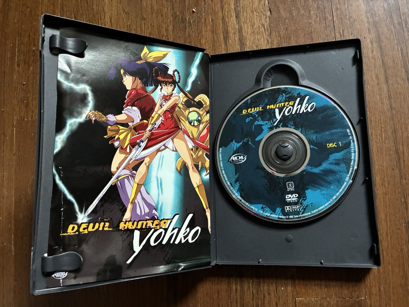 Devil Hunter Yohko Collection 1 Vol 1 DVD 2002 Release, 2-Disc Set *ADV Films*