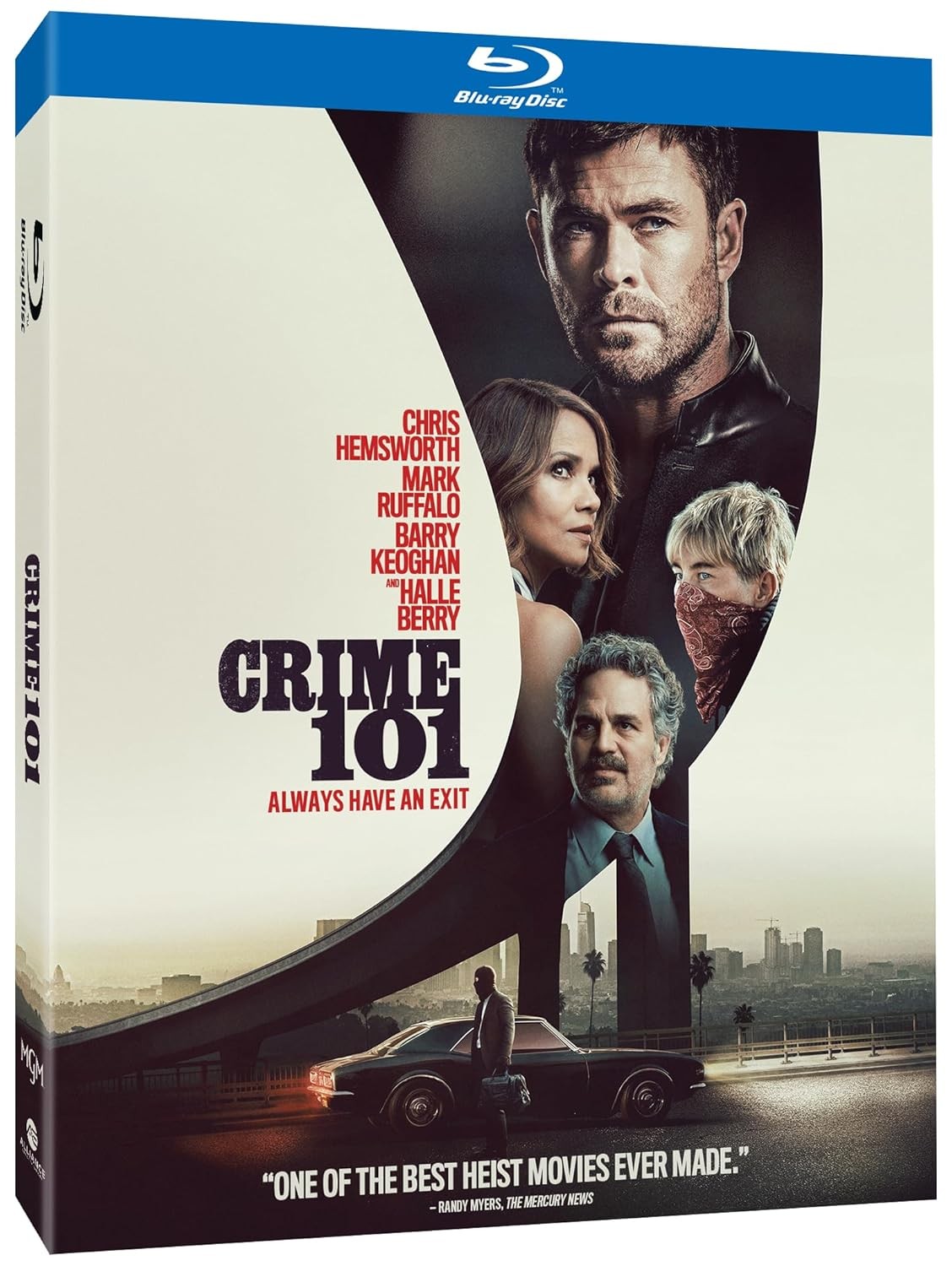 Crime 101 Blu-ray Movie Hemsworth Ruffalo Berry Heist Thriller