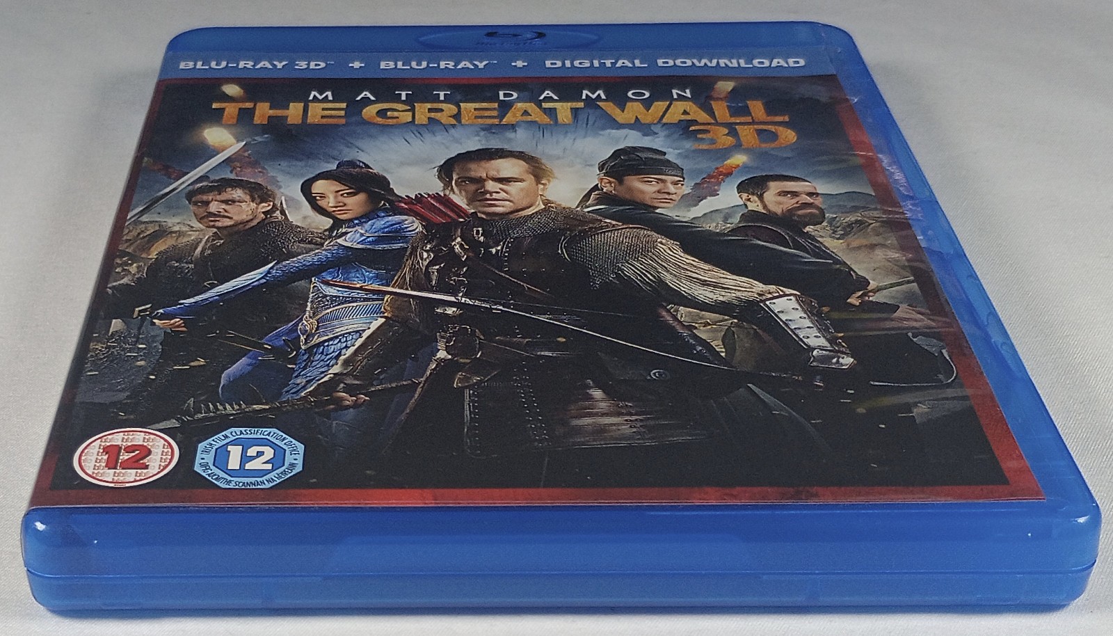 THE GREAT WALL Used (Damaged Case) 3D + 2D Blu-ray Region-Free 2016 Matt Damon