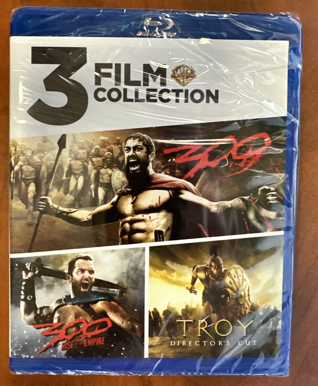 300 / 300: ROE / Troy: DC (Blu-ray, 3 Disc) Brand New/Sealed, 3 Film Collection