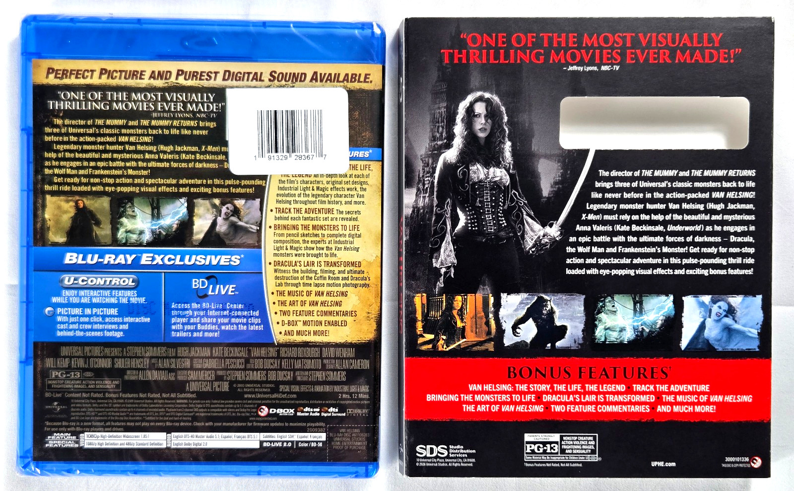 SINNERS 4K (4K+Digital Copy) & Van Helsing (Blu-ray+Slip Cover) VAMPIRES