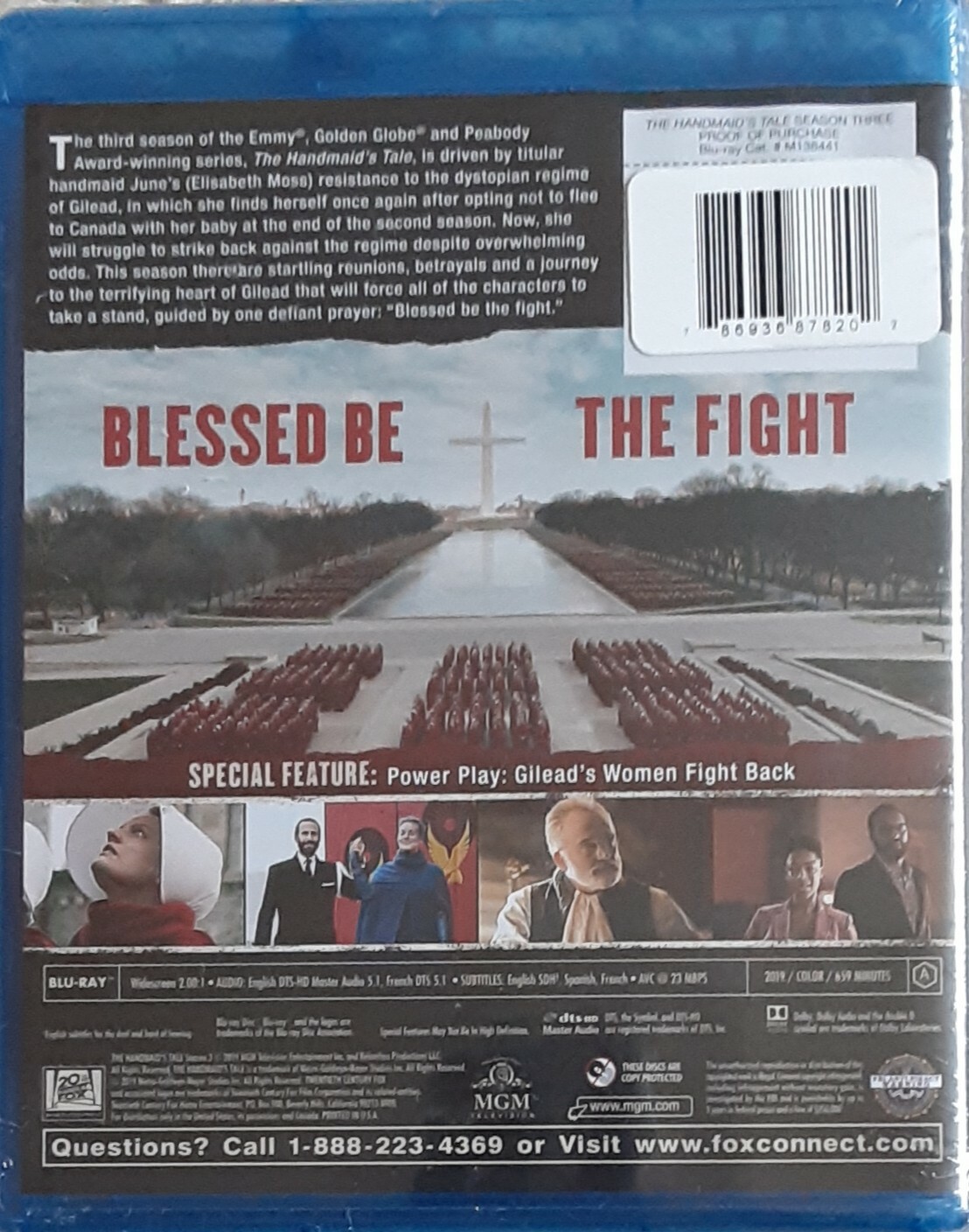 THE HANDMAID’S TALE: SEASON THREE BLU-RAY BRAND NEW SEALED 