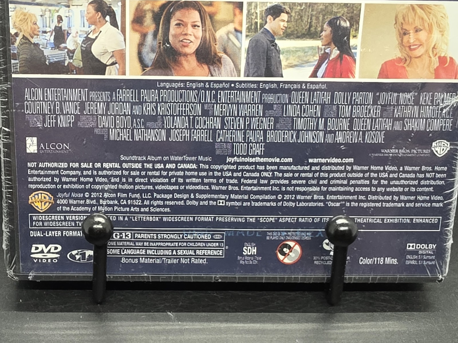 Joyful Noise (DVD Widescreen) Queen Latifah Dolly Parton Keke Palmer New*Holes