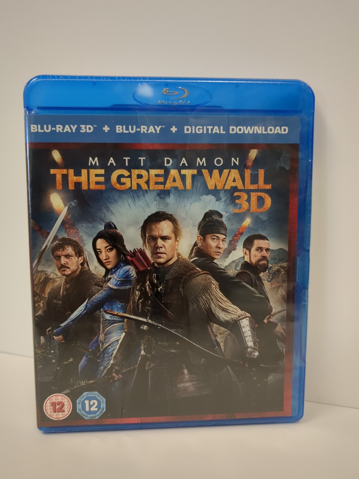 THE GREAT WALL 3D + 2D Blu-ray Region-Free 2016 Matt Damon ,New Brand