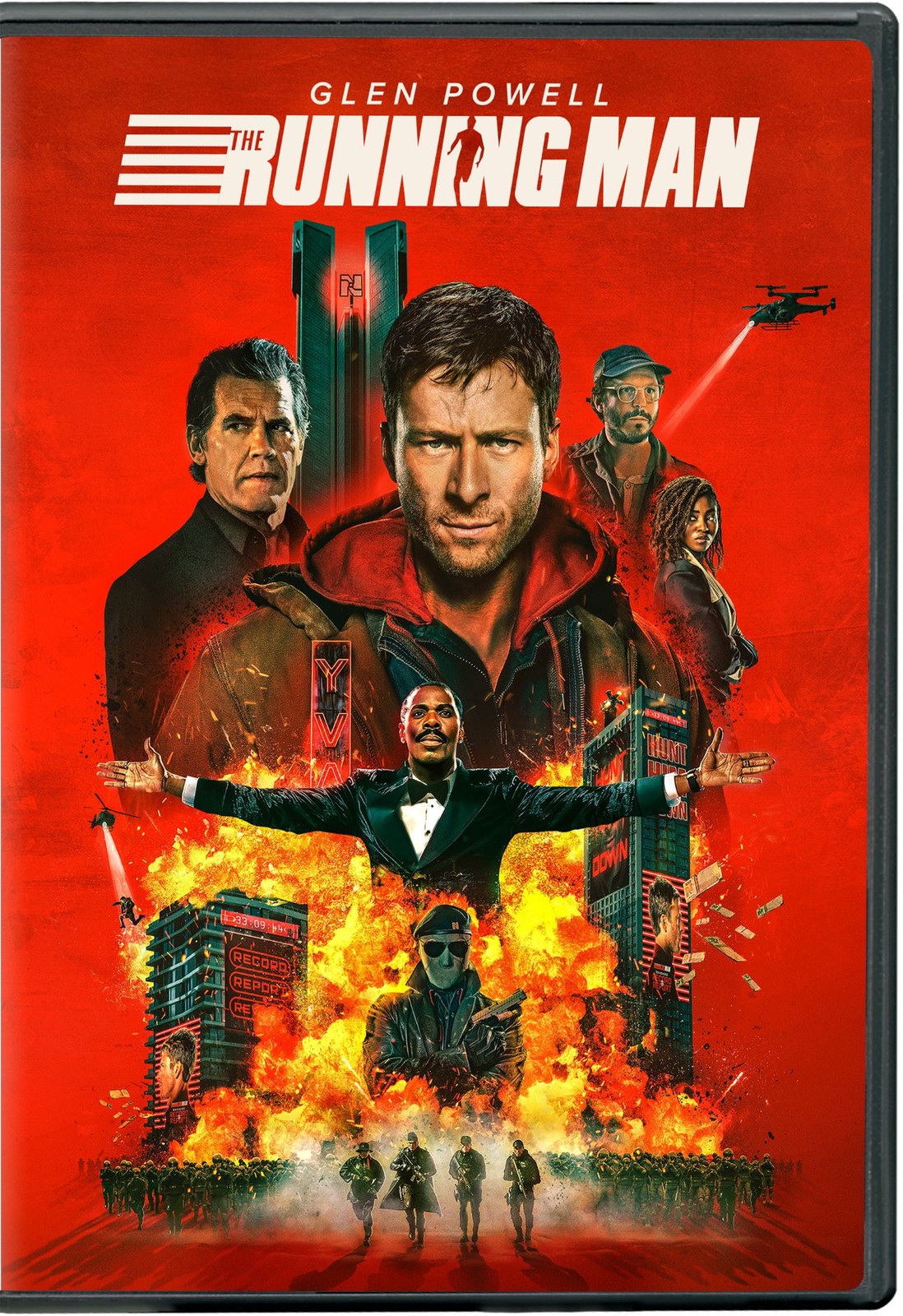 Paramount The Running Man DVD Movie, Action Adventure, Directed by Edgar Wright,