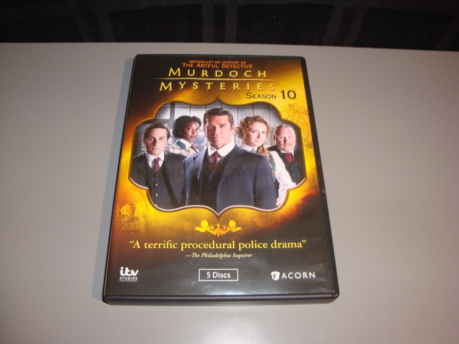 Murdoch Mysteries Season 10 DVD 2016 Yannick Bisson Helene Joy 5-Disc Set
