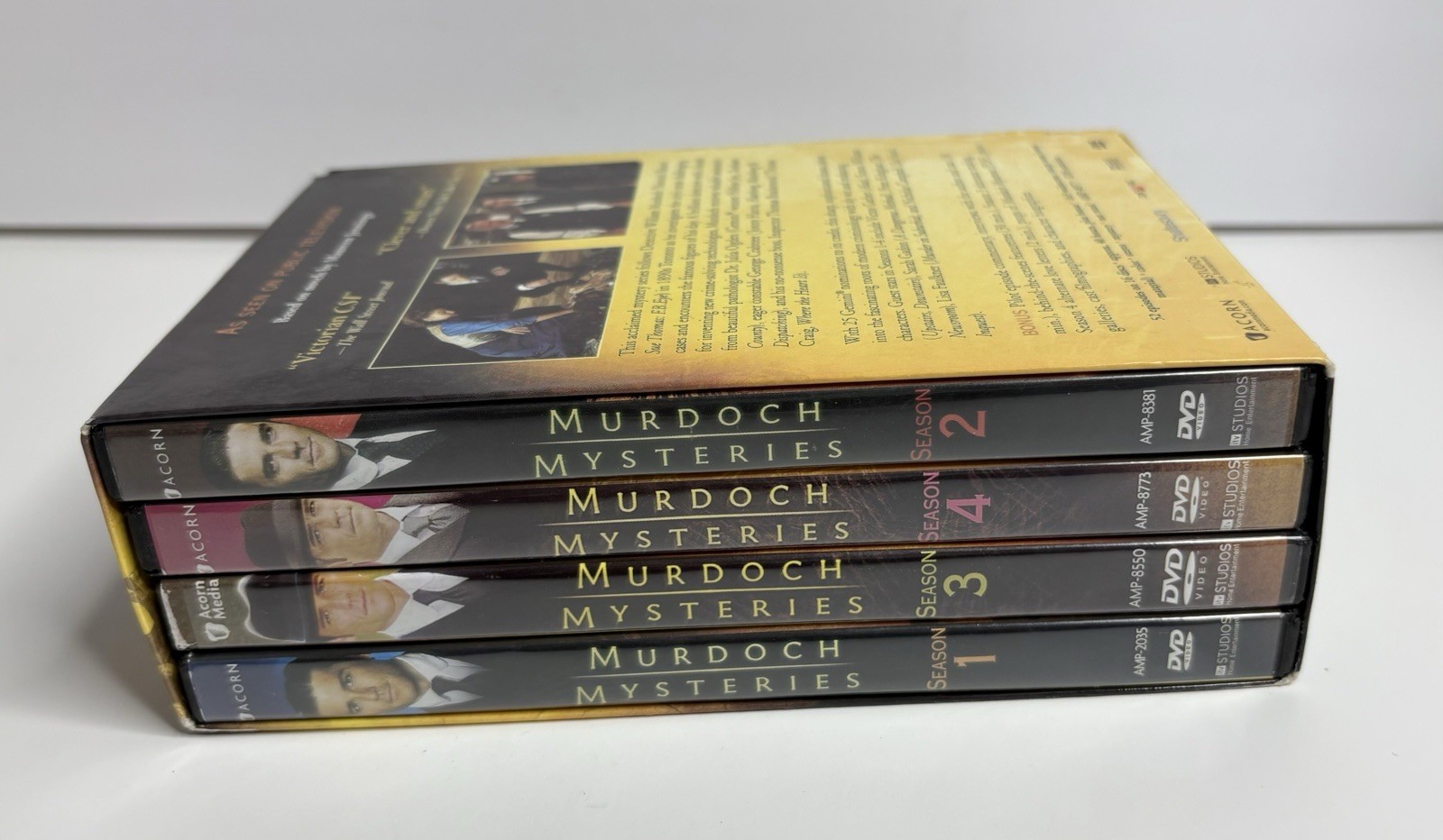 Murdoch Mysteries COMPLETE Series Collection Season 1-4 DVD 16-Disc Set