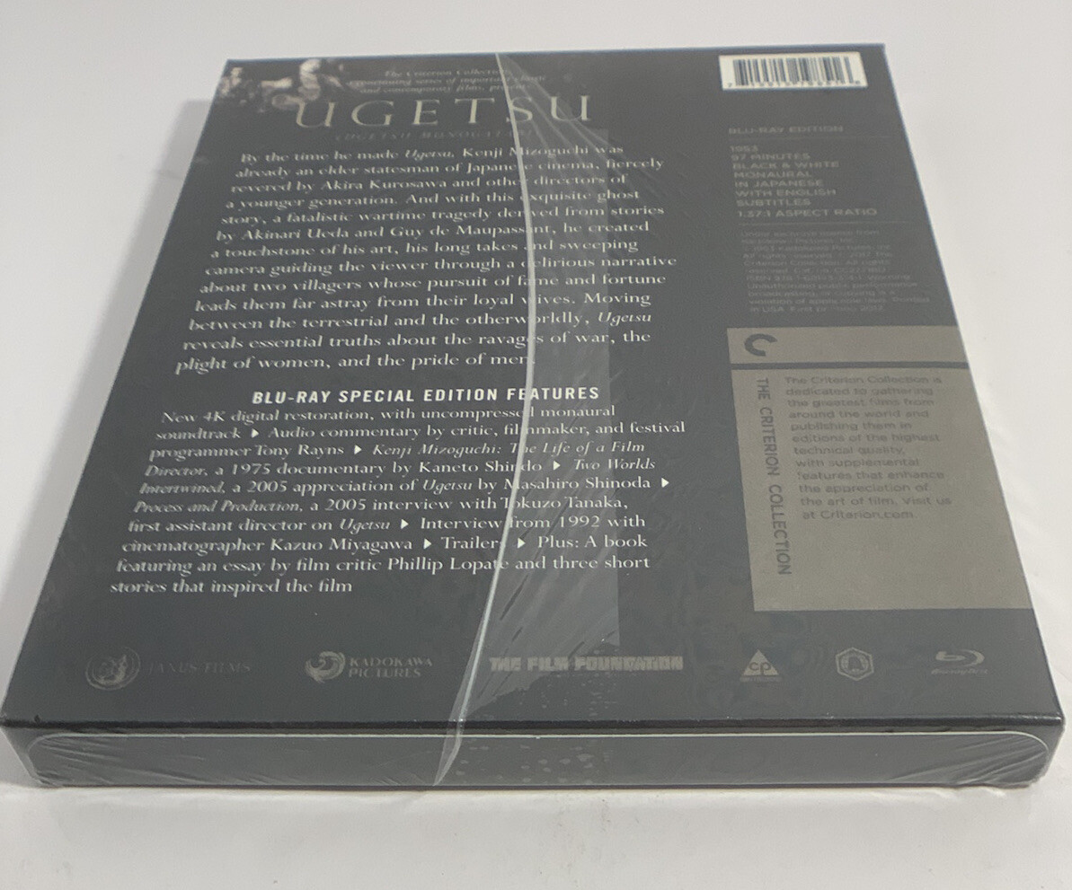 Ugetsu (1953) Criterion Collection Blu-ray Kenji Mizoguchi – NEW/SEALED