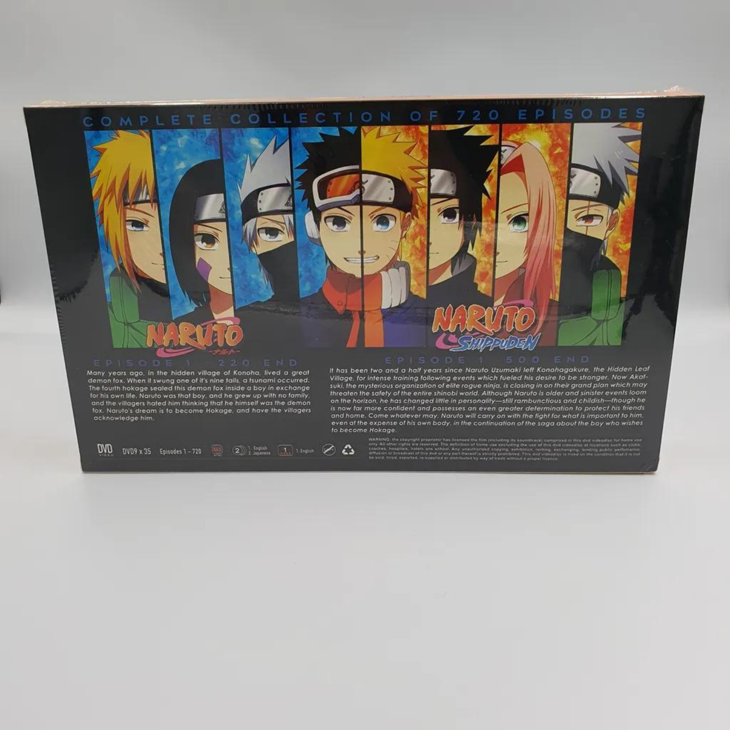 Naruto Shippuden 1 – 720 End Complete Series Box Set DVD ENGLISH DUB FREE SHIP