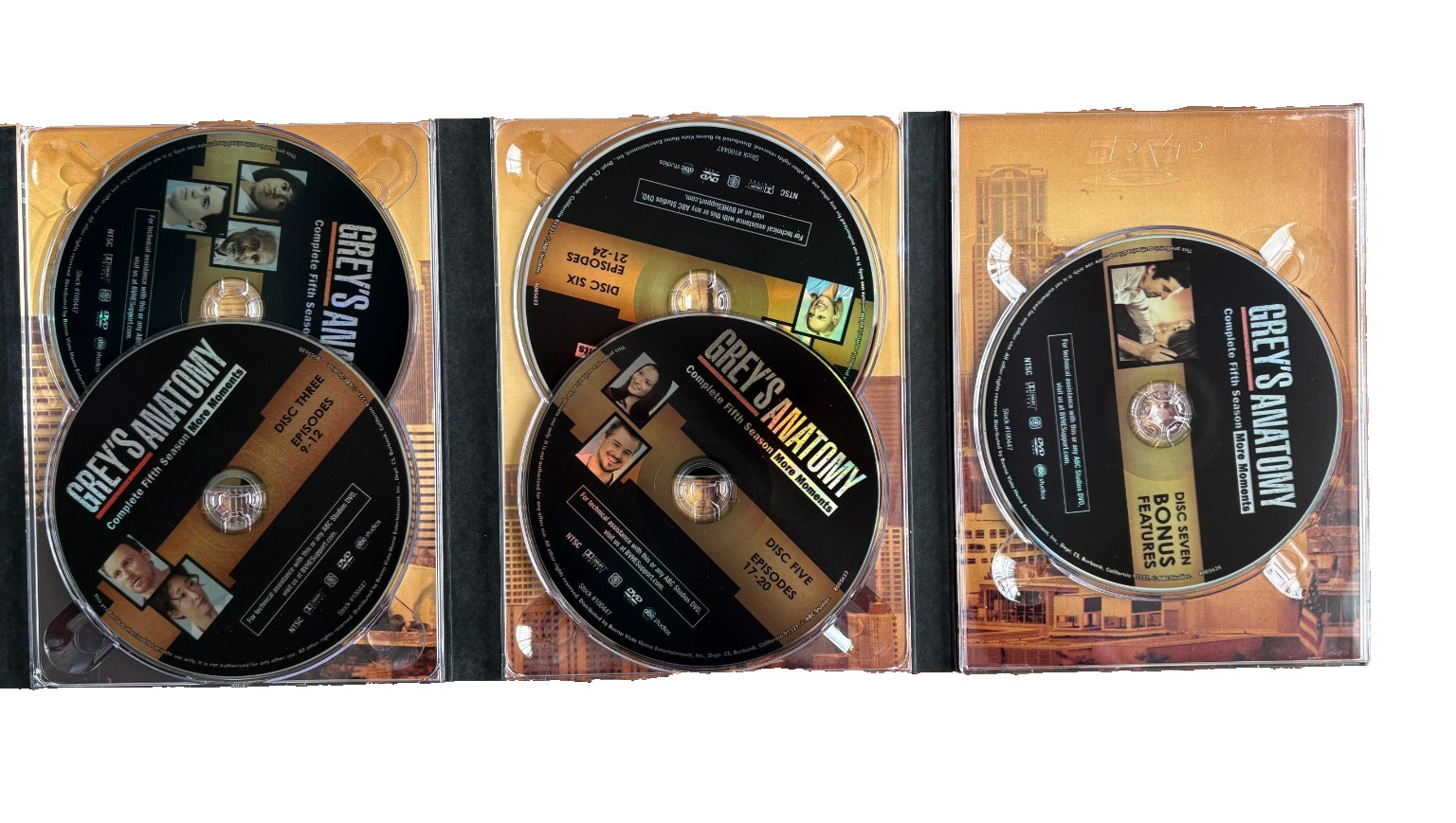 Grey’s Anatomy DVD Lot Seasons 1 2 3&5 |Medical Drama TV Series| See Description