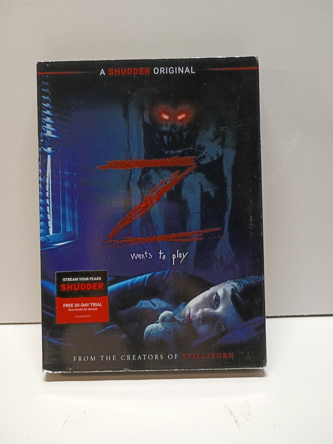 Z DVD 2019 Shudder Original Horror Keegan Tracy Sean Rogerson