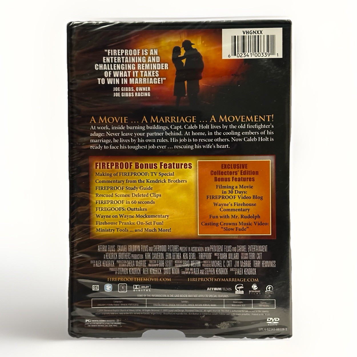 Fireproof (DVD, 2009, Special Collector’s Edition, PG, 119 Min, Widescreen) NEW