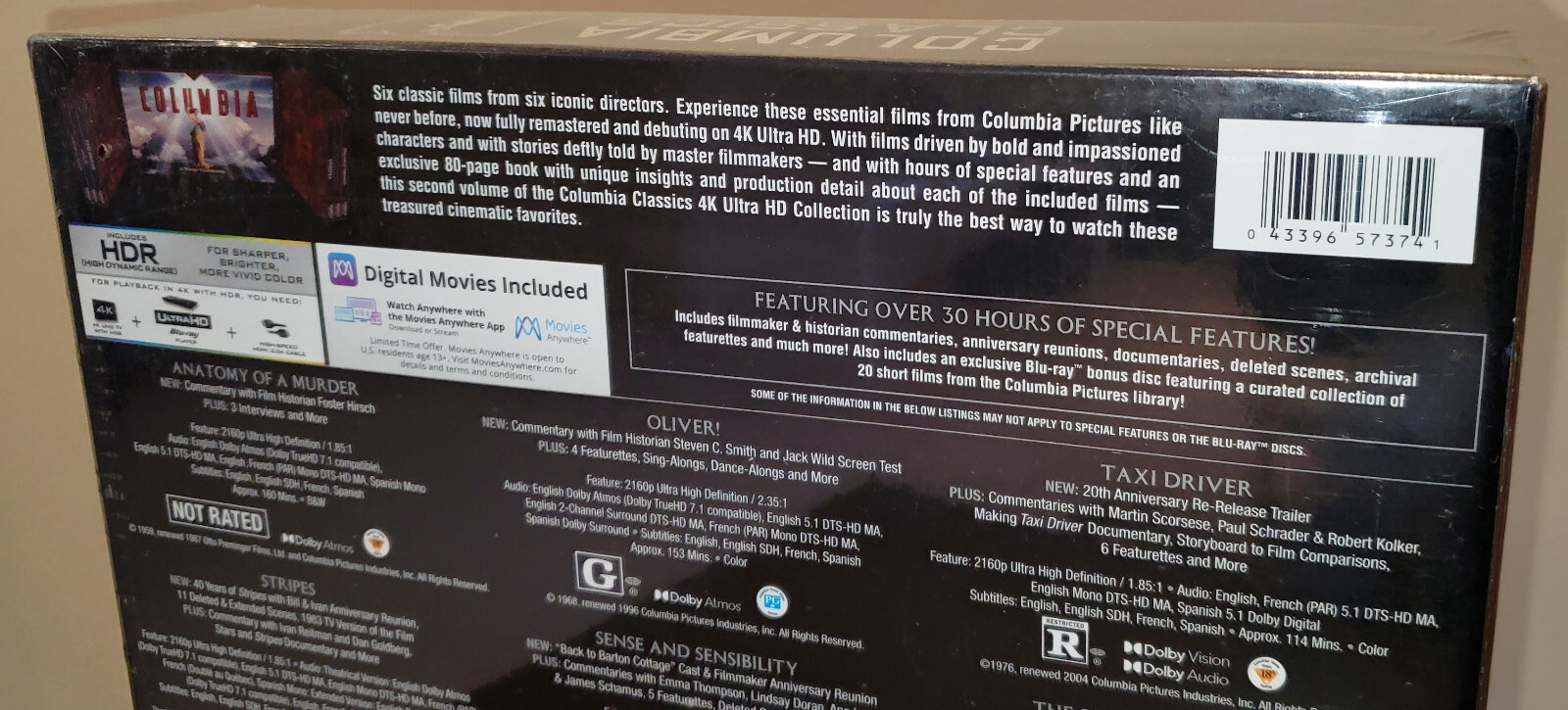 Columbia Classics Volume 2 Limited Edition 6 Film Collection [4K UHD + Blu-ray]