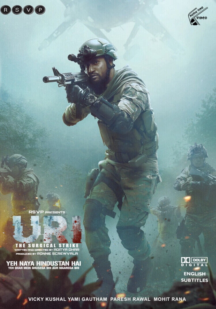 “Uri: The Surgical Strike Hindi DVD Subtitles – By Vicky Kaushal, Yami Gautam”