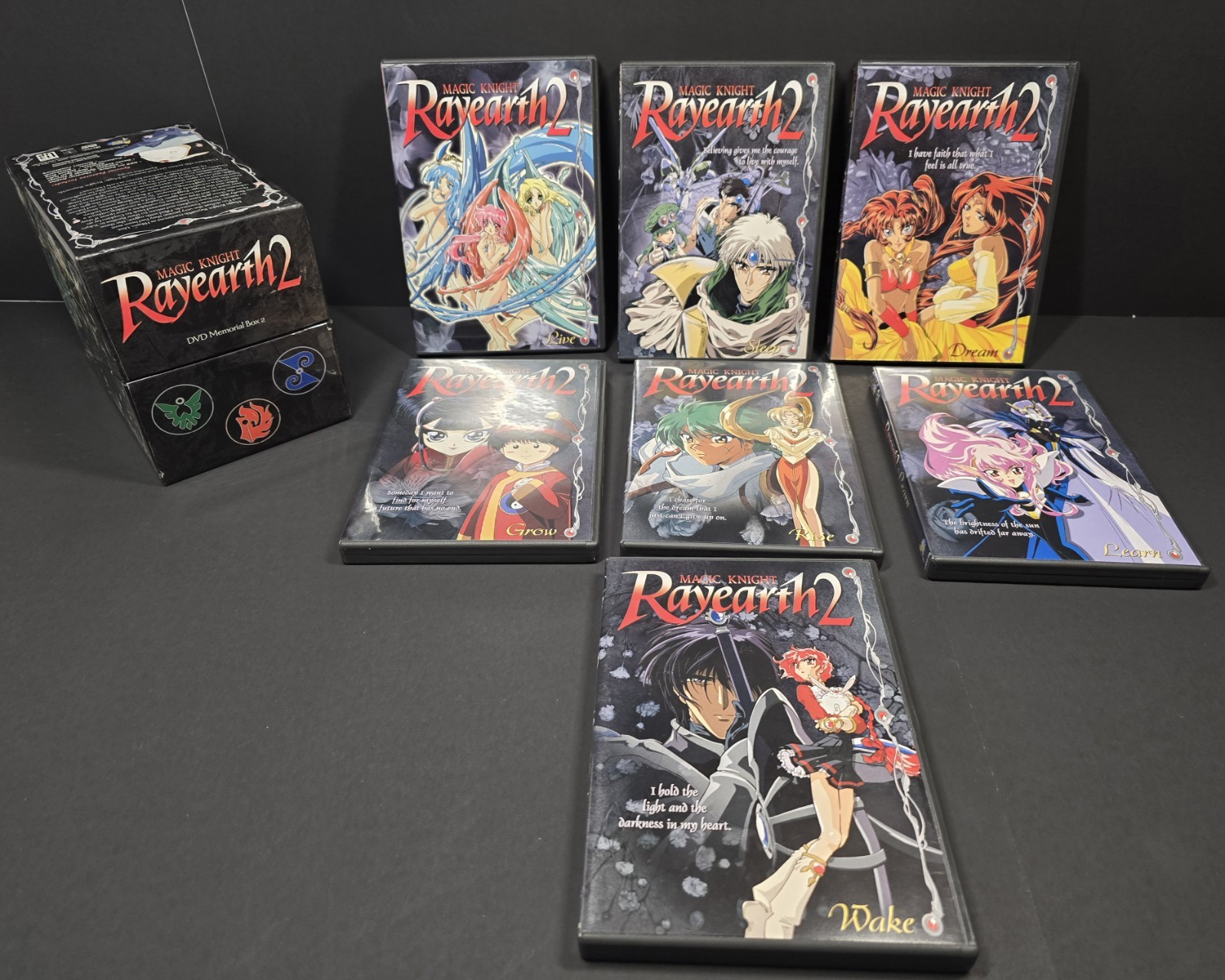 Rayearth2 Magic Knight DVD Memorial Box 2 TESTED FREE SHIPP