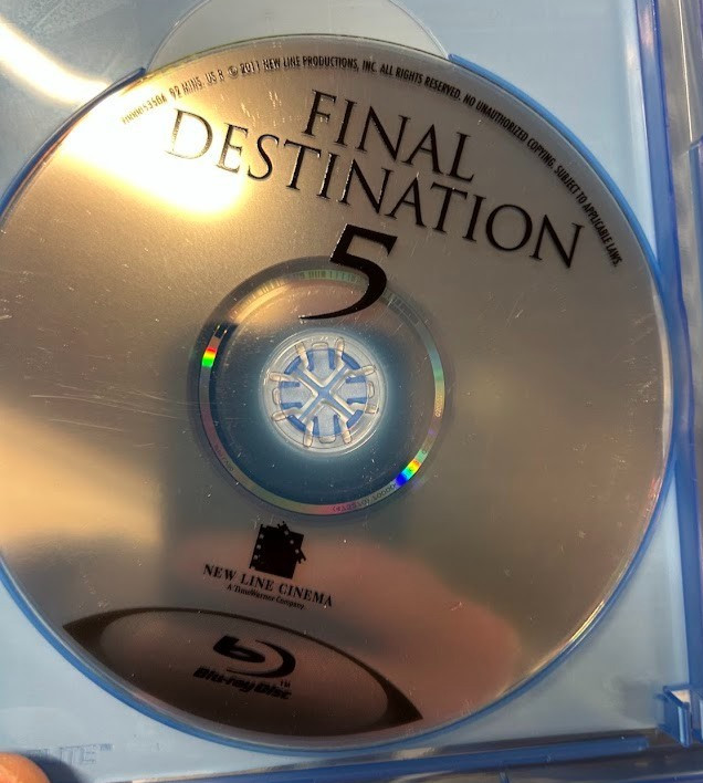 FINAL DESTINATION 1-5 BLU RAY COLLECTION w FD5 CASE/SLV SIGNED = JEFFREY REDDICK