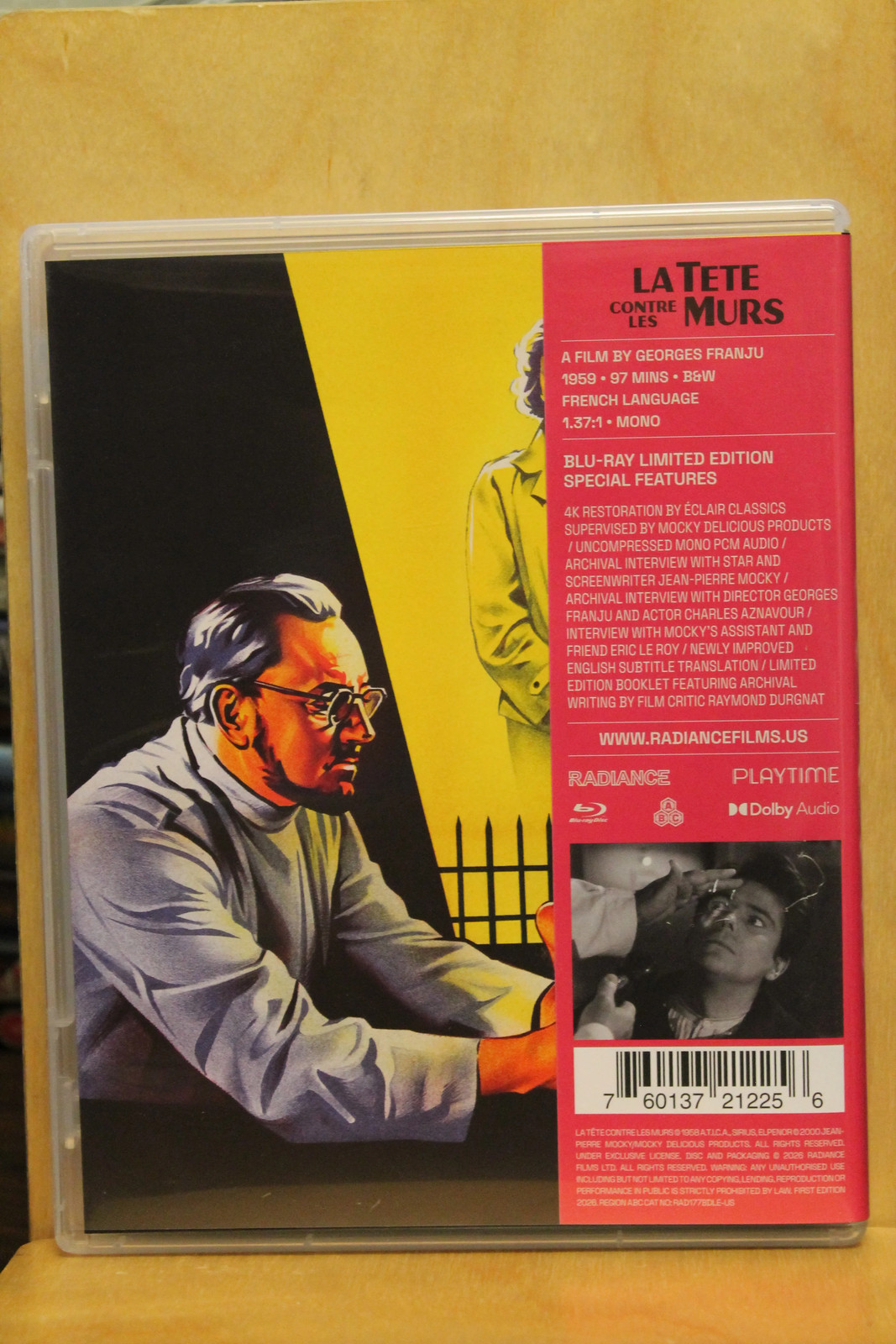 Head Against the Wall Blu-ray