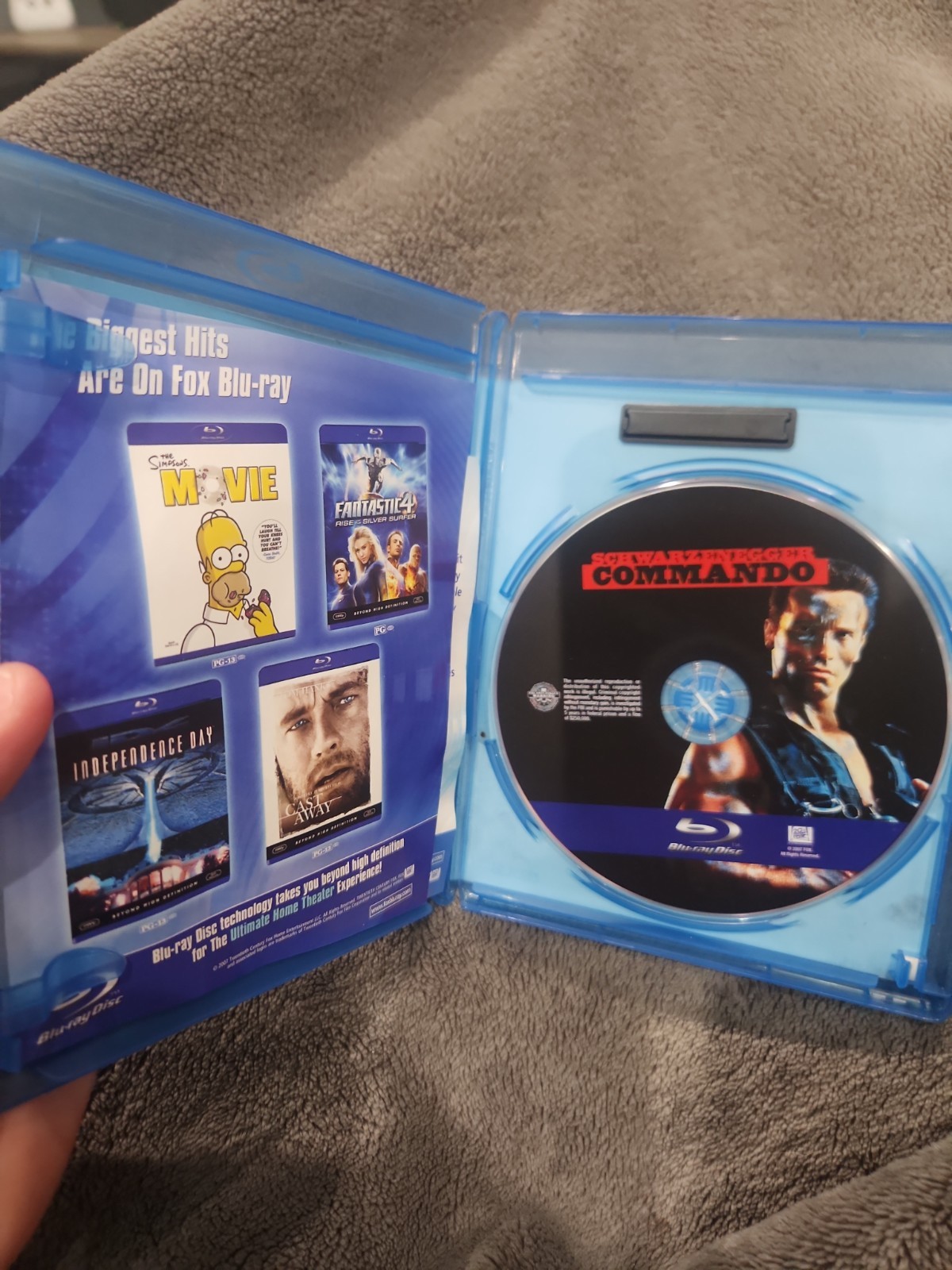 Commando (Blu-ray, 1985) Tested Works Arnold Schwarzenegger