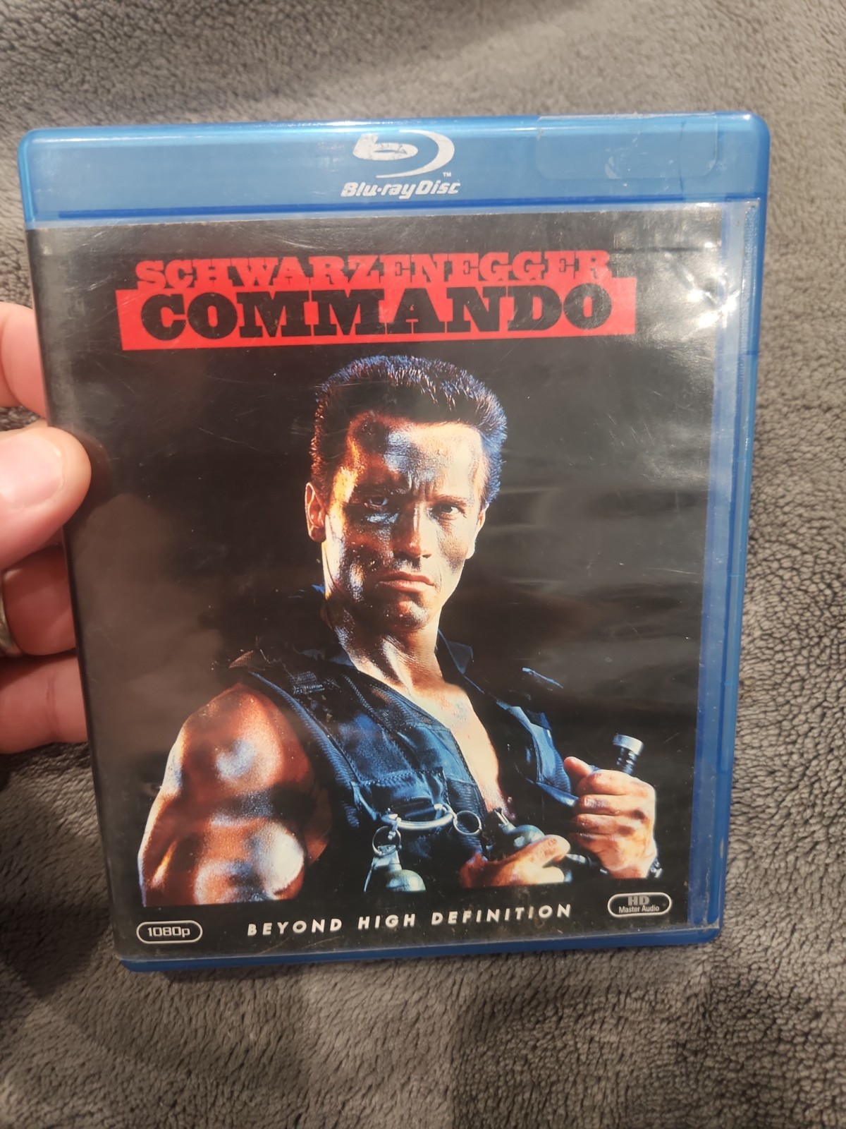 Commando (Blu-ray, 1985) Tested Works Arnold Schwarzenegger