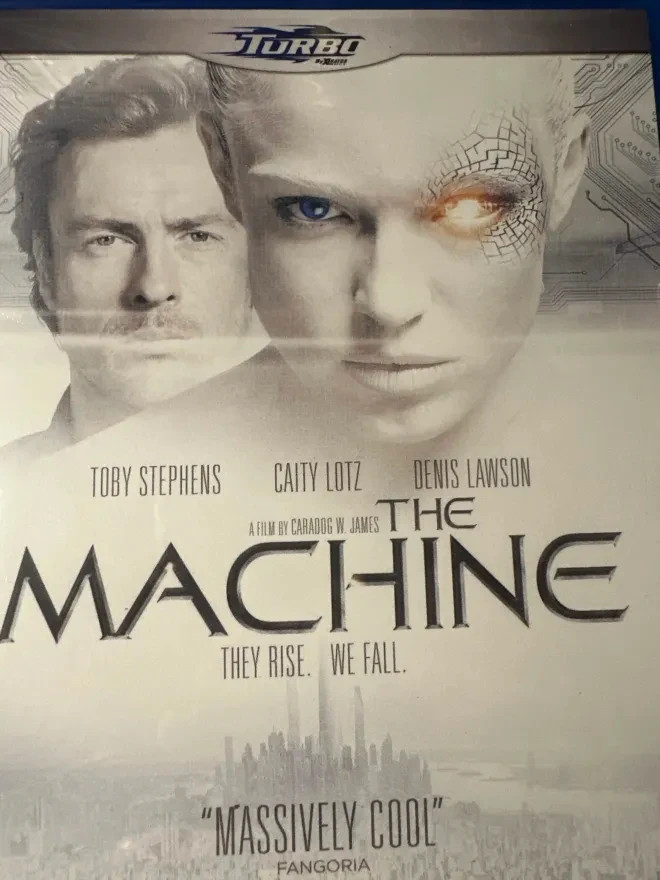 The Machine Blu-ray 2014 New Sci-Fi Thriller Caity Lotz Toby Stephens Loose disk
