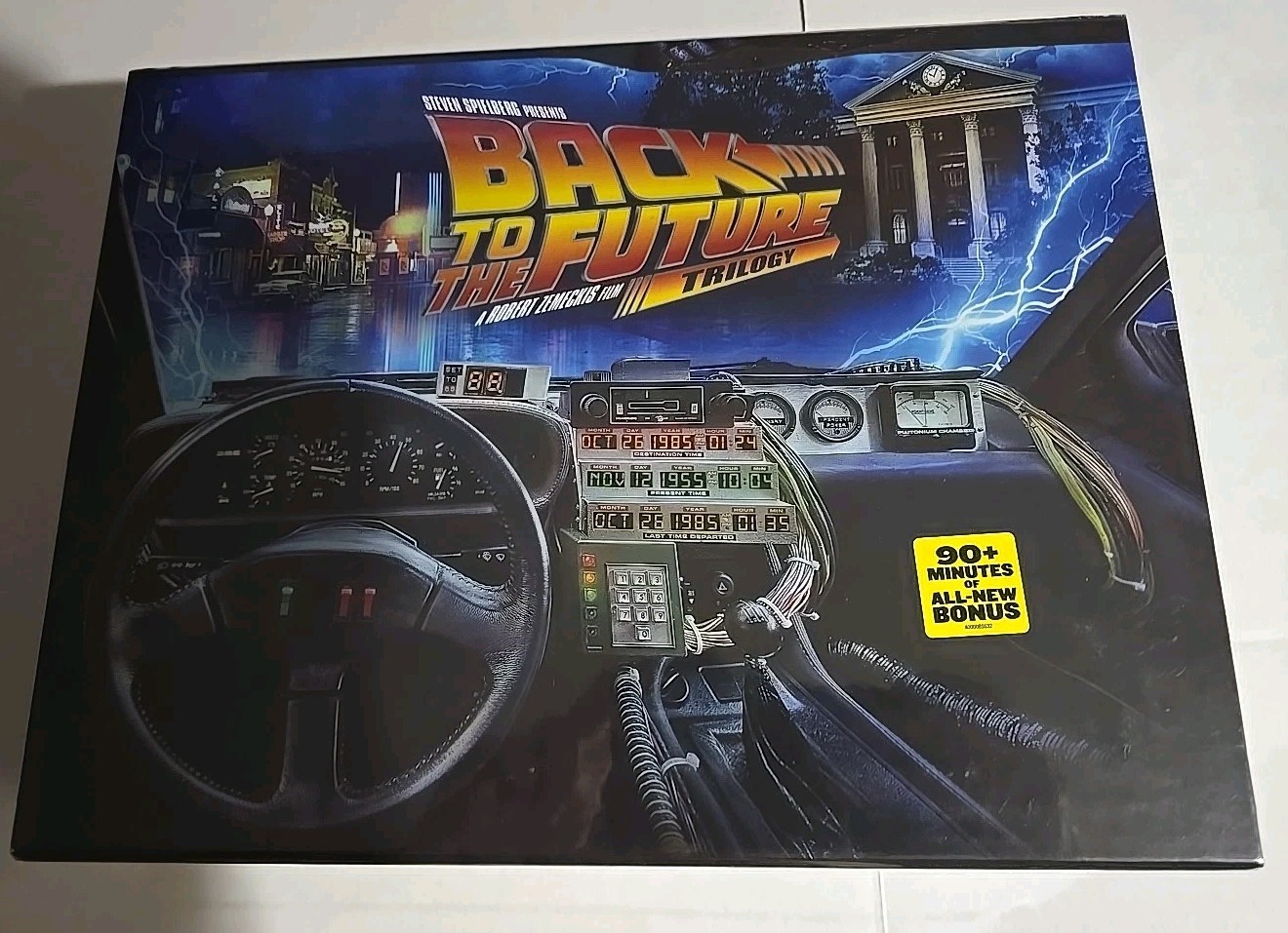 Back to the Future 40th Anniversary 4K+Digital Trilogy Steelbook Giftset IN HAND