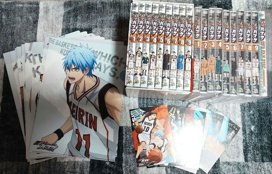 Kuroko’s Basketball Season 1 & 2 Anime DVD Box Set Vol. 1-9 Tested Japan