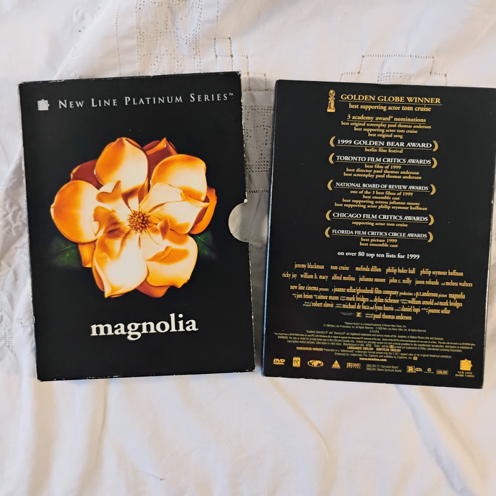 Magnolia (DVD, 2000, 2-Disc Set) Line Platinum Series Supplemental Material