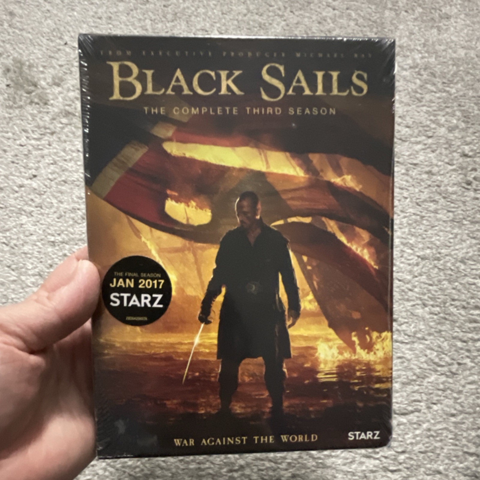 Black Sails The Complete Third Season DVD Starz Anchor Bay 2017 Blackbeard