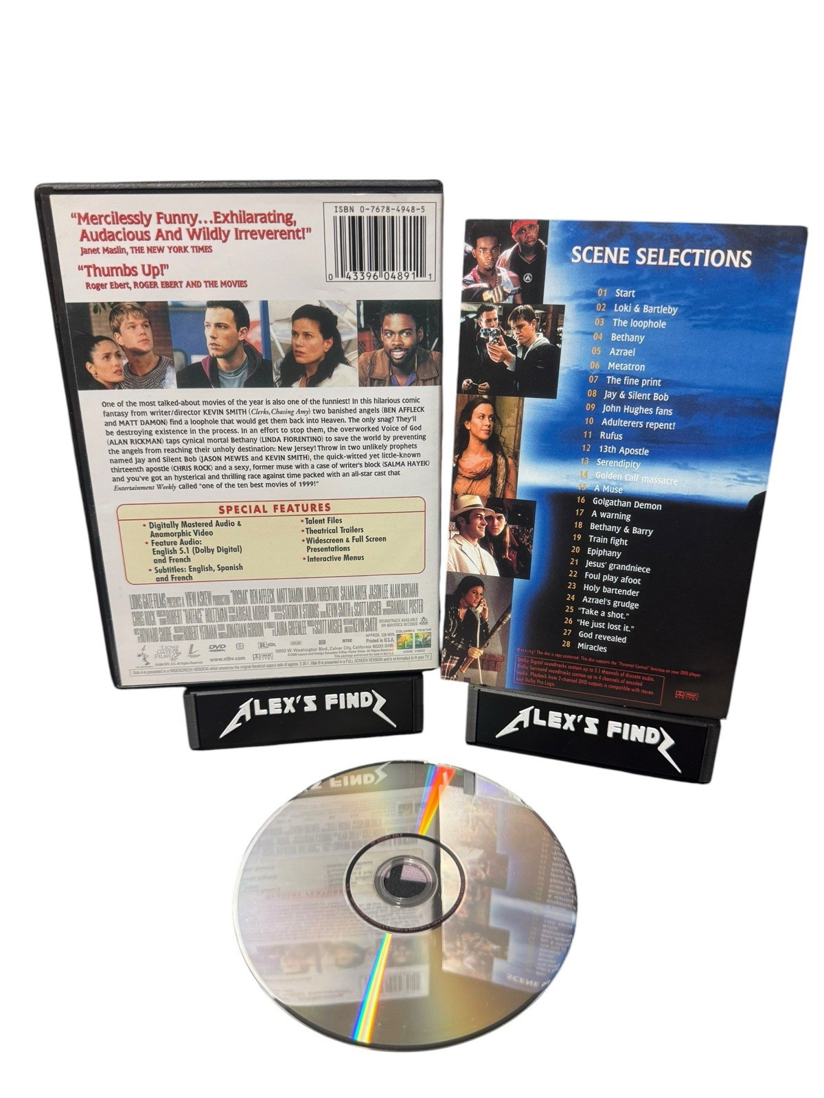 Dogma DVD 2005 Ben Affleck Matt Damon Kevin Smith Salma Hayek OOP