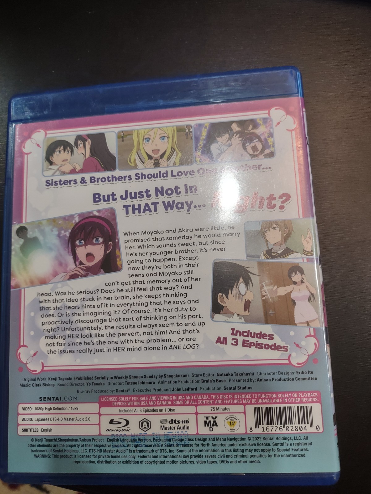 Nakaimo, Ane Log, Oniai, & Umaru-chan Imouto Anime Bluray Lot 5