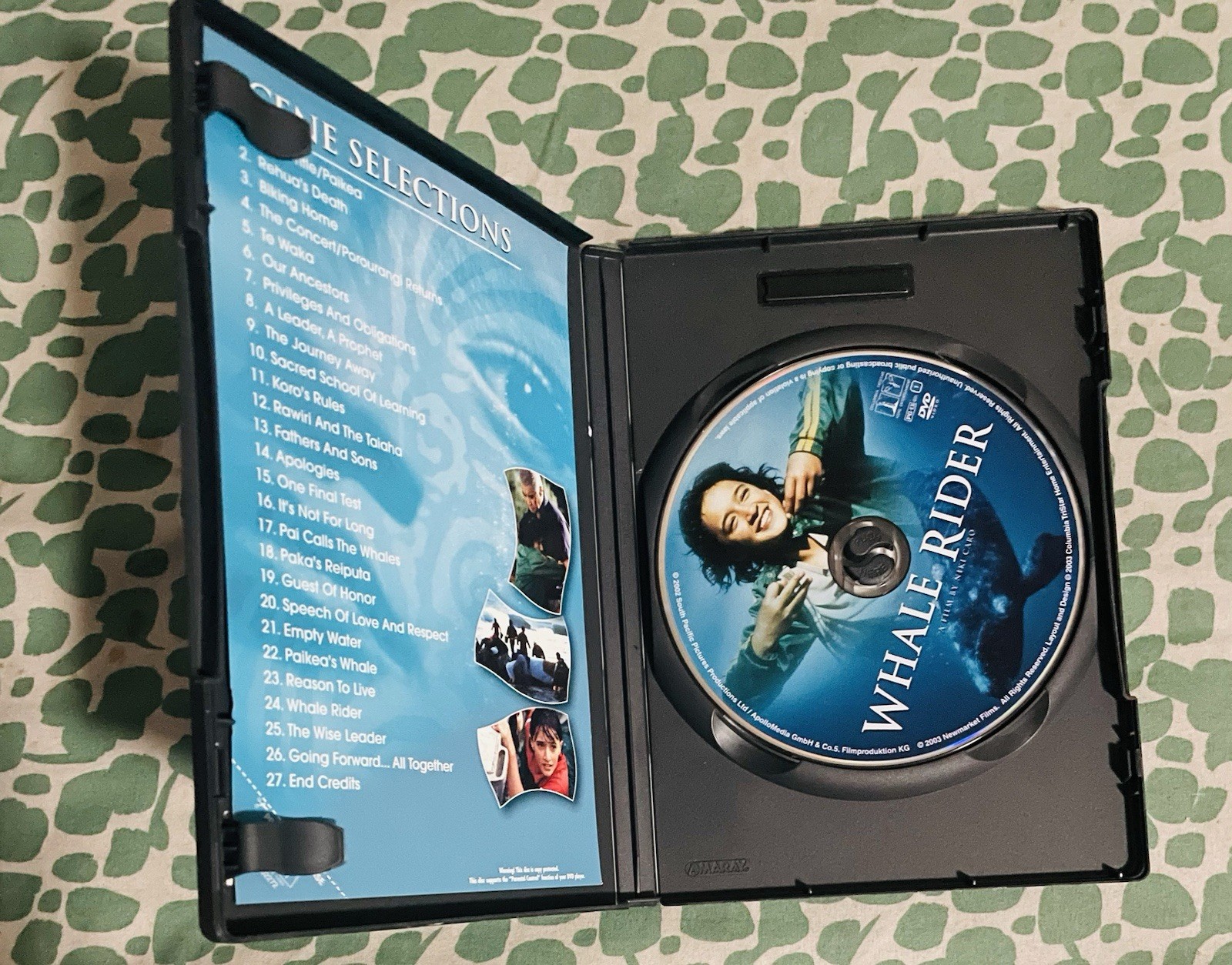 Whale Rider DVD 2002 Special Edition Keisha Castle-Hughes Niki Caro PG-13