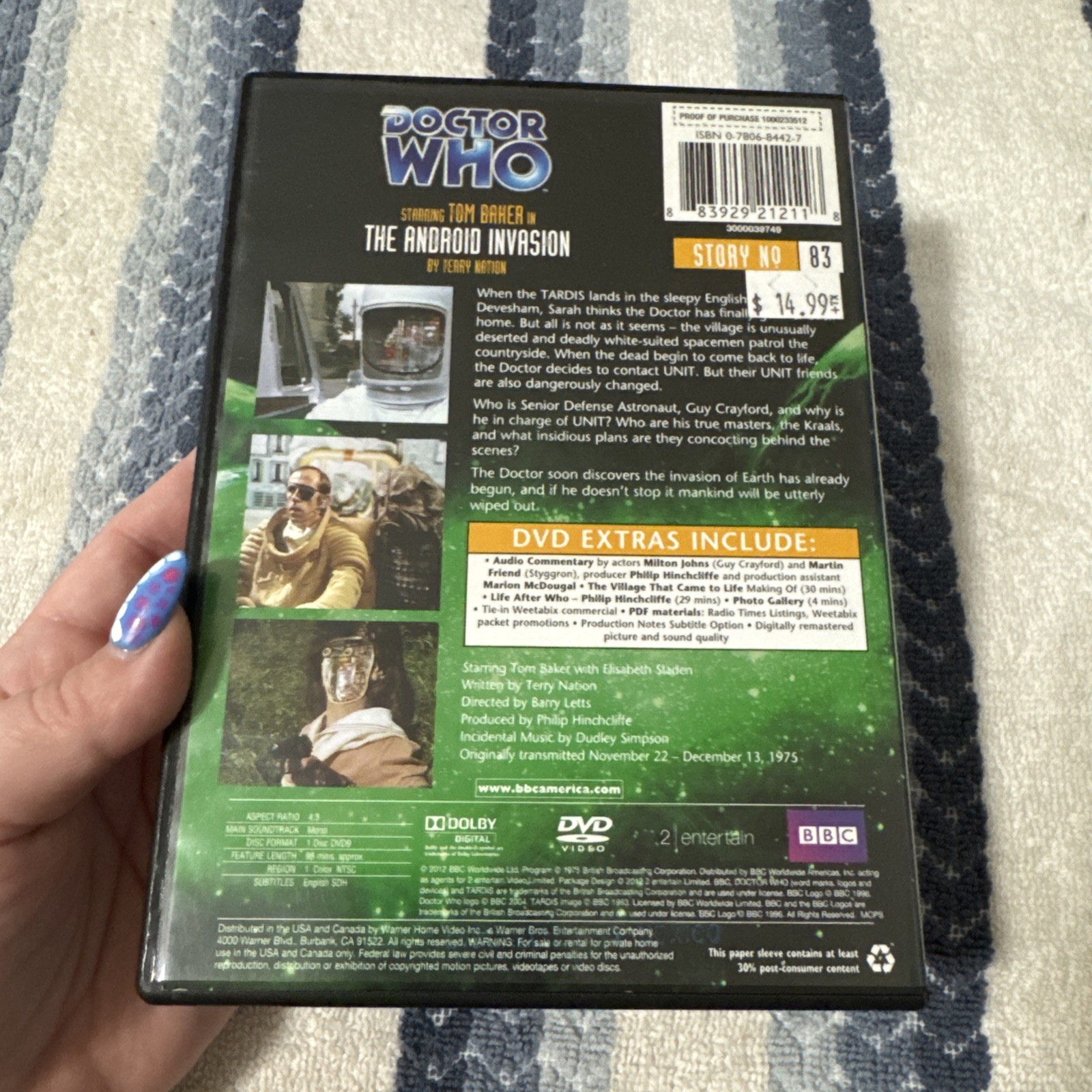 Doctor Who: the Android Invasion (DVD, 1975) BBC