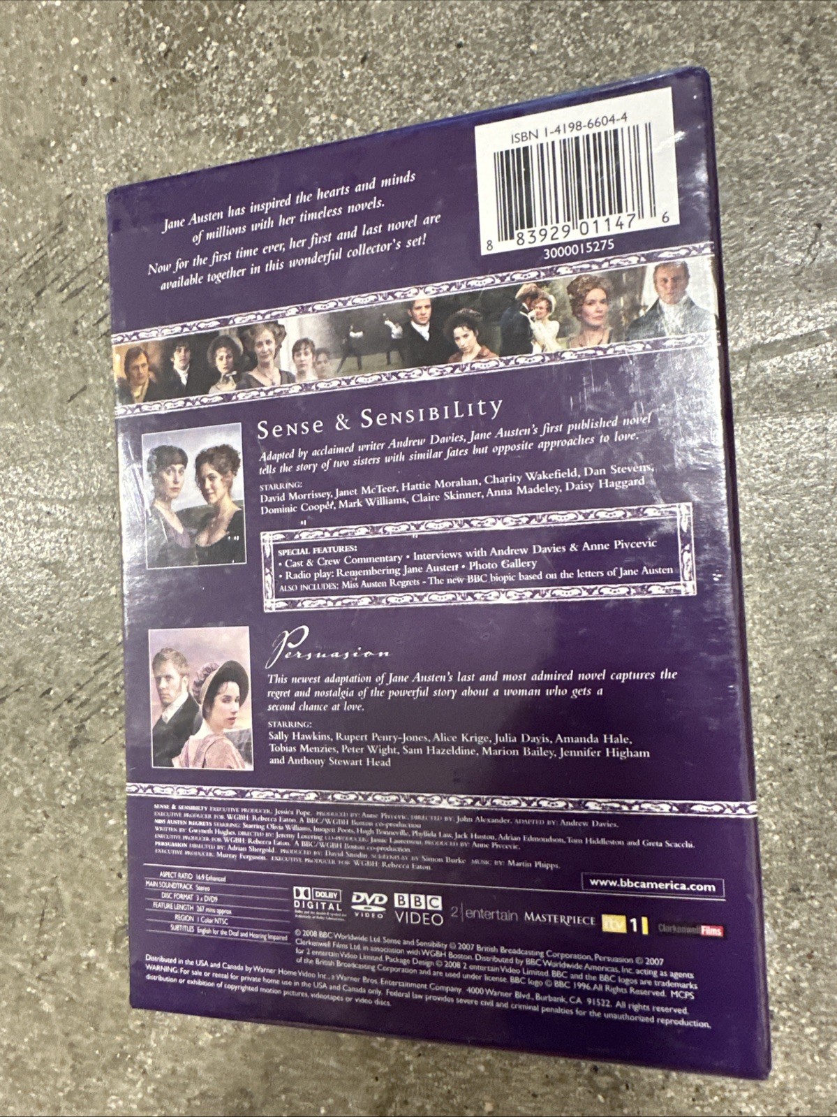 Jane Austen’s Sense & Sensibility 2008 & Persuasion Box Collectors Set DVD