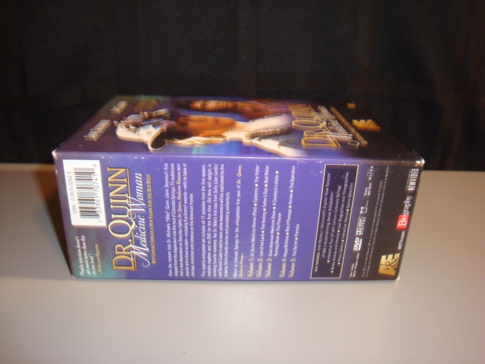 Dr Quinn Medicine Woman Season 1 DVD Box Set Jane Seymour Joe Lando A&E Doctor
